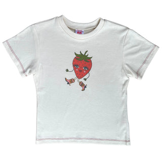 Strawberry Cowgirl Baby Tee
