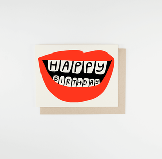 Birthday Lips Greeting Card