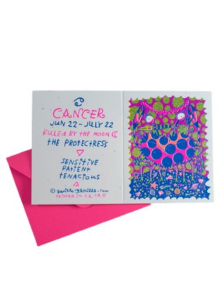 Cancer Risograph Card