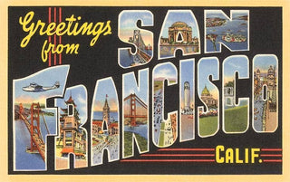 Greetings from San Francisco Postcard